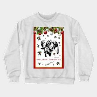 Xmas Dachshund Crewneck Sweatshirt